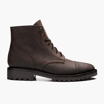 Botas Thursday Boots Captain Cuero Classic Rugged & Resilient Hombre Cafes | MX139RVD