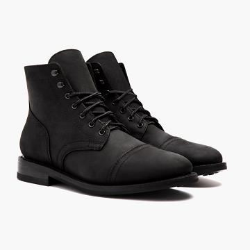 Botas Thursday Boots Captain Cuero Rugged & Resilient Hombre Negros | MX147CTV