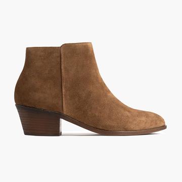 Botas Thursday Boots Downtown Gamuza Mujer Marrom | MX390DFM6