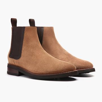 Botas Thursday Boots Duke Gamuza Rugged & Resilient Hombre Marrom | MX162UZG