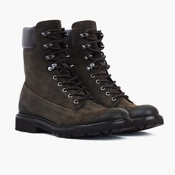 Botas Thursday Boots Explorer Gamuza Hombre Verde Oliva | MX188UZG