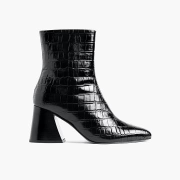 Botas Thursday Boots Heartbreaker Cuero Mujer Negros | MX390DFM7