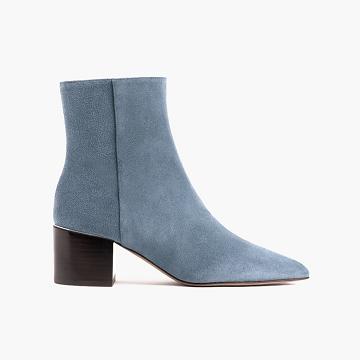 Botas Thursday Boots Luna Gamuza Mujer Azules | MX390DFM23