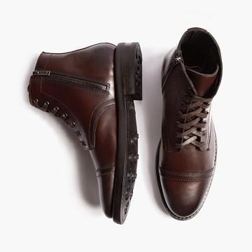 Botas con Cordones Thursday Boots Major Cuero Hombre Cafes | MX104DFM