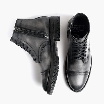 Botas con Cordones Thursday Boots Major Cuero Hombre Grises | MX105MXL