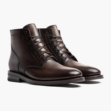 Botas con Cordones Thursday Boots President Cuero Classic Hombre Cafes | MX111YXF