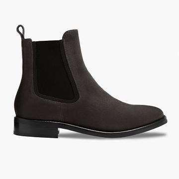 Botines Chelsea Thursday Boots Duchess Gamuza Mujer Grises | MX368OKI