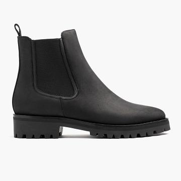 Botines Chelsea Thursday Boots Legend Cuero Mujer Negros | MX393PJJ