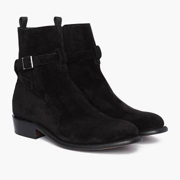 Botines Chelsea Thursday Boots Rogue Gamuza Rugged & Resilient Hombre Negros | MX42VRW