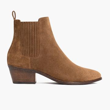 Botines Thursday Boots Dreamer Gamuza Mujer Cafes | MX383ZUT