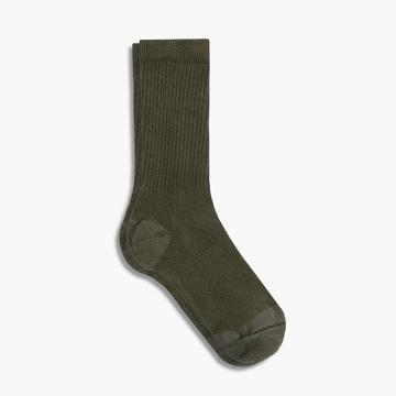 Calcetines Thursday Boots Sodello Classic Crew Algodon Hombre Verde Oliva | MX331ZUT