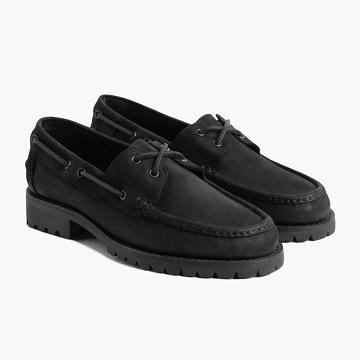 Loafers Thursday Boots Handsewn Cuero Hombre Negros | MX263PJJ