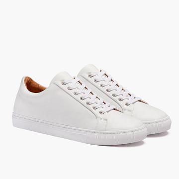 Tenis Thursday Boots Premier Low Tops Cuero Classic Hombre Blancos | MX232GSO