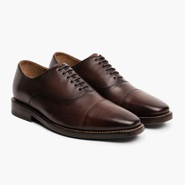 Zapatos de Vestir Thursday Boots Executive Cuero Classic Hombre Marrom | MX247MQZ