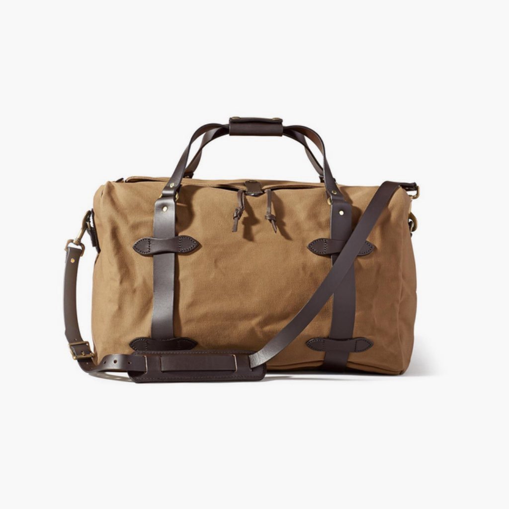 Bolsas Thursday Boots Rugged Twill Duffle Cuero Hombre Marrom | MX289PJJ