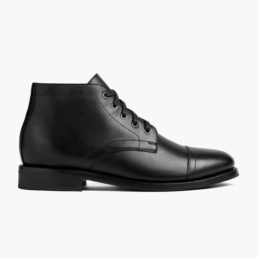 Botas Chukka Thursday Boots Cadet Cuero Hombre Negros | MX44XYU