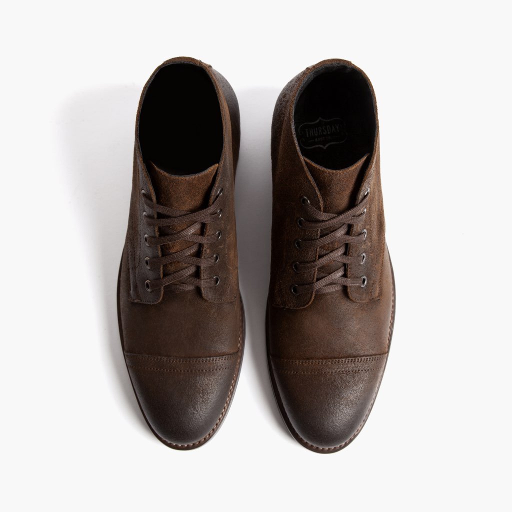 Botas Chukka Thursday Boots Cadet Gamuza Hombre Cafes | MX47KOR