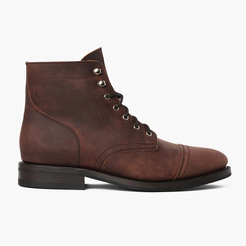 Botas Chukka Thursday Boots Captain Cuero Hombre Marrom | MX49HAP