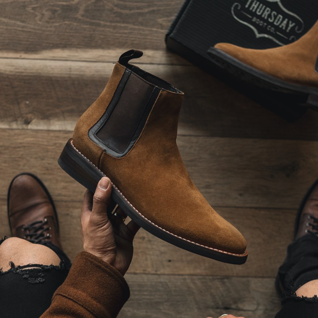 Botas Chukka Thursday Boots Duke Gamuza Hombre Marrom | MX51FDN