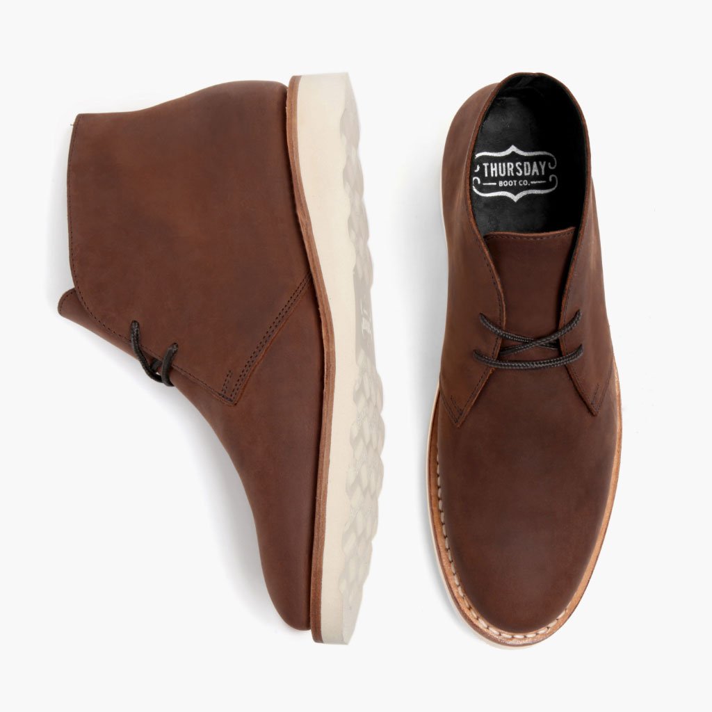 Botas Chukka Thursday Boots Scout Cuero Hombre Marrom | MX53MXL