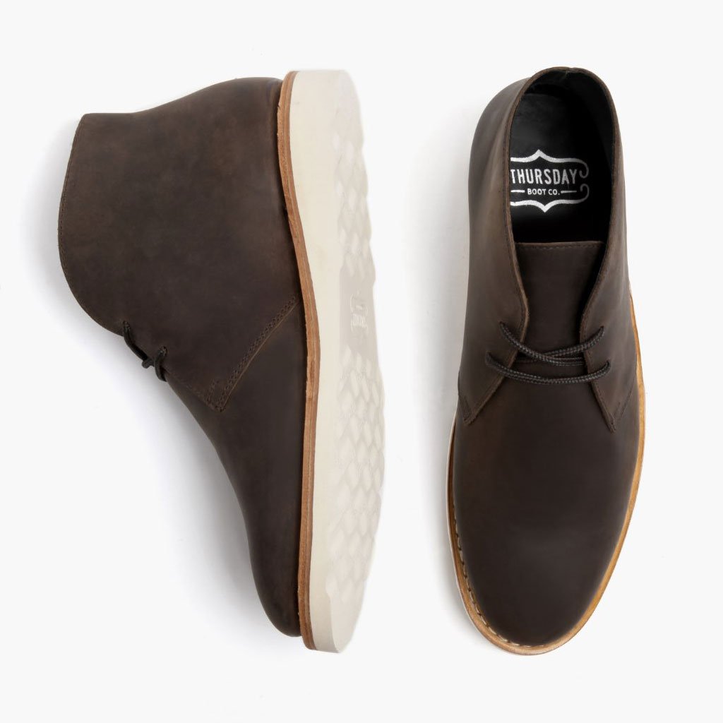 Botas Chukka Thursday Boots Scout Cuero Hombre Taupe | MX54AHK