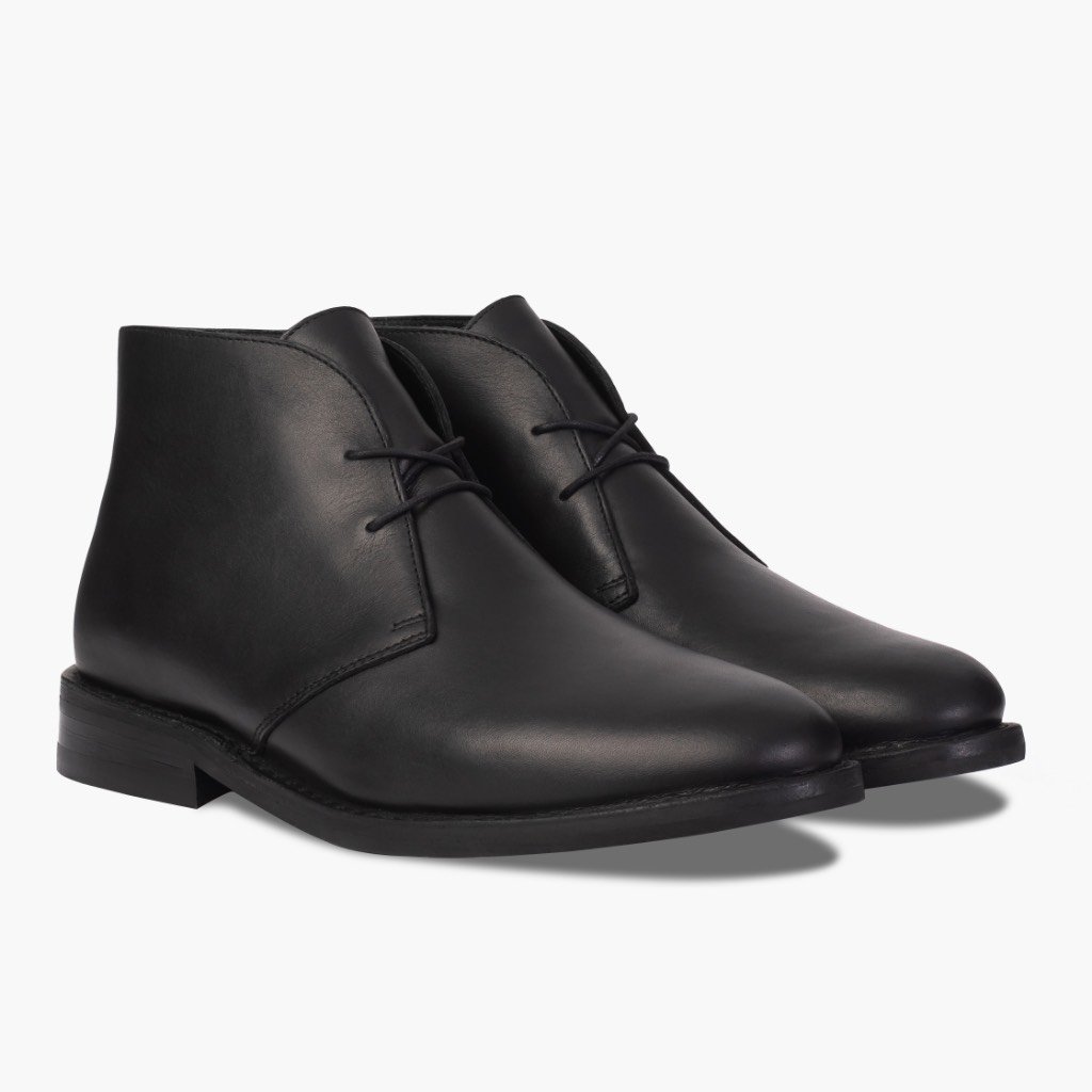 Botas Chukka Thursday Boots Scout Cuero Hombre Negros | MX56OKI