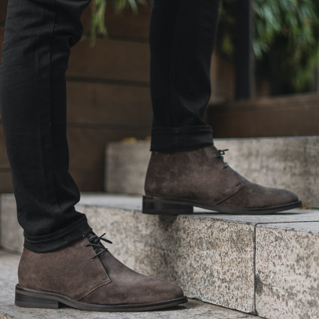 Botas Chukka Thursday Boots Scout Gamuza Hombre Grises | MX58UZG