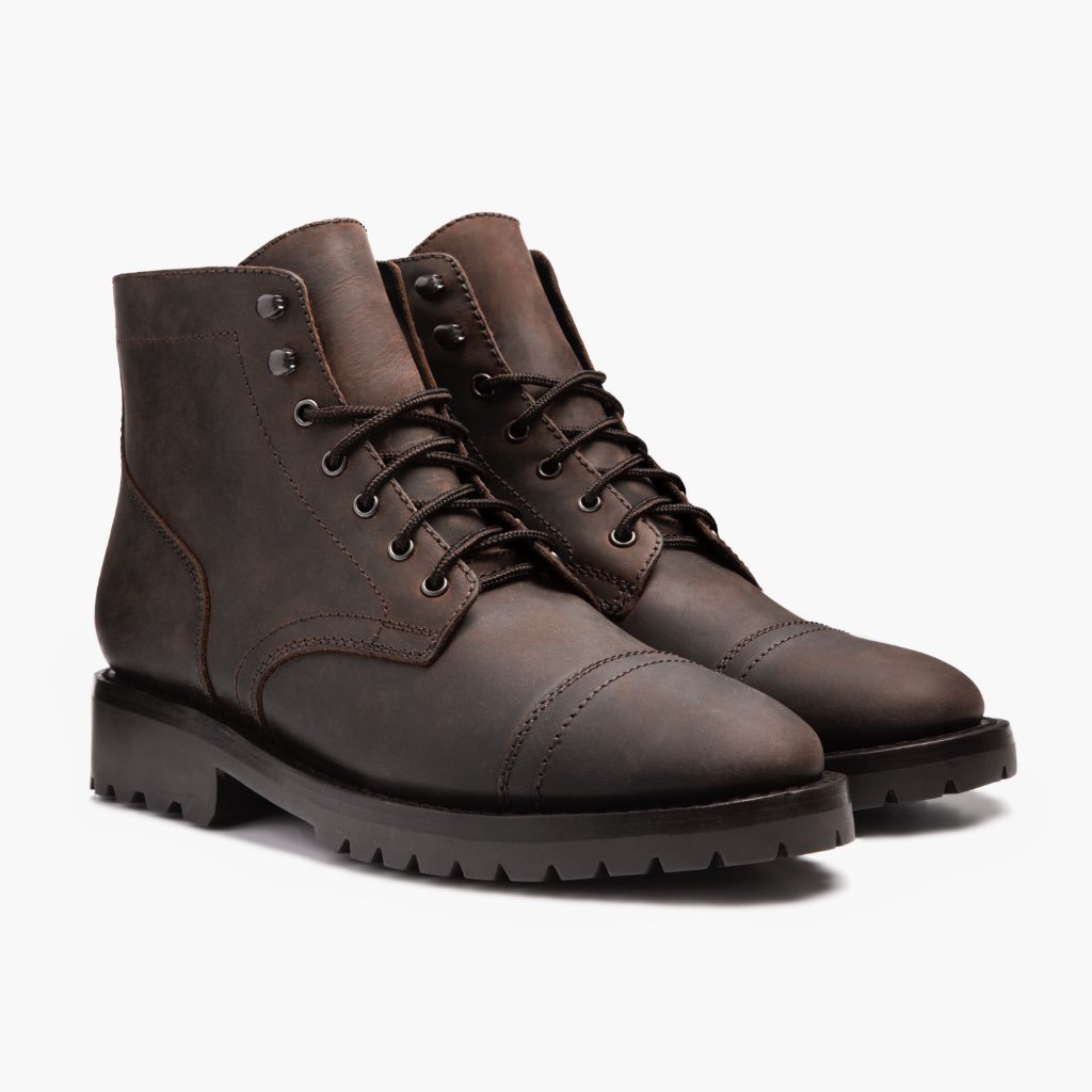 Botas Thursday Boots Captain Cuero Classic Rugged & Resilient Hombre Cafes | MX139RVD