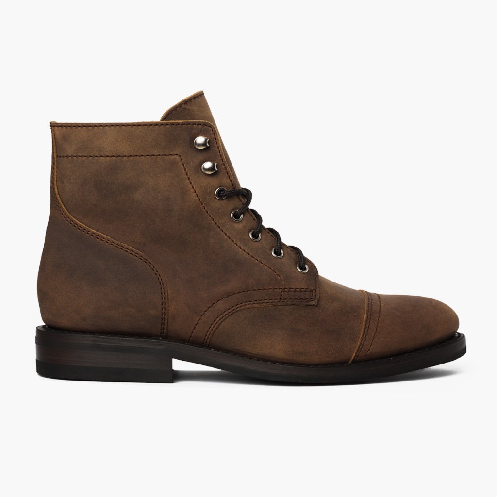 Botas Thursday Boots Captain Cuero Classic Rugged & Resilient Hombre Marrom | MX141WNB