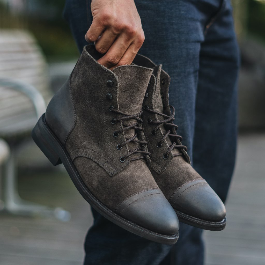 Botas Thursday Boots Captain Cuero Classic Rugged & Resilient Hombre Verde Oliva | MX142QMA