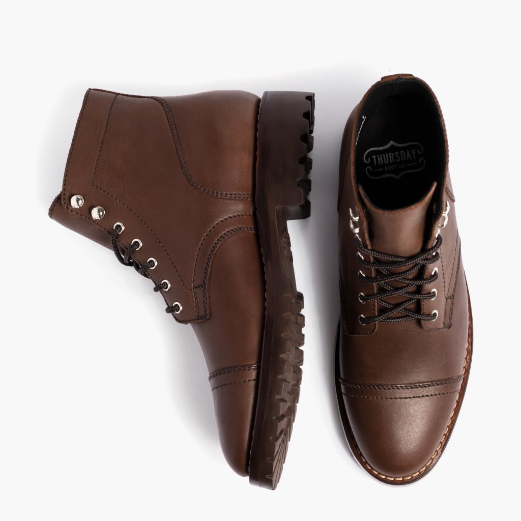 Botas Thursday Boots Captain Cuero Hombre Whiskey | MX138TCE