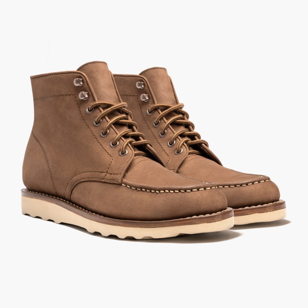 Botas Thursday Boots Diplomat Nubuck Rugged & Resilient Hombre Marrom | MX160OKI