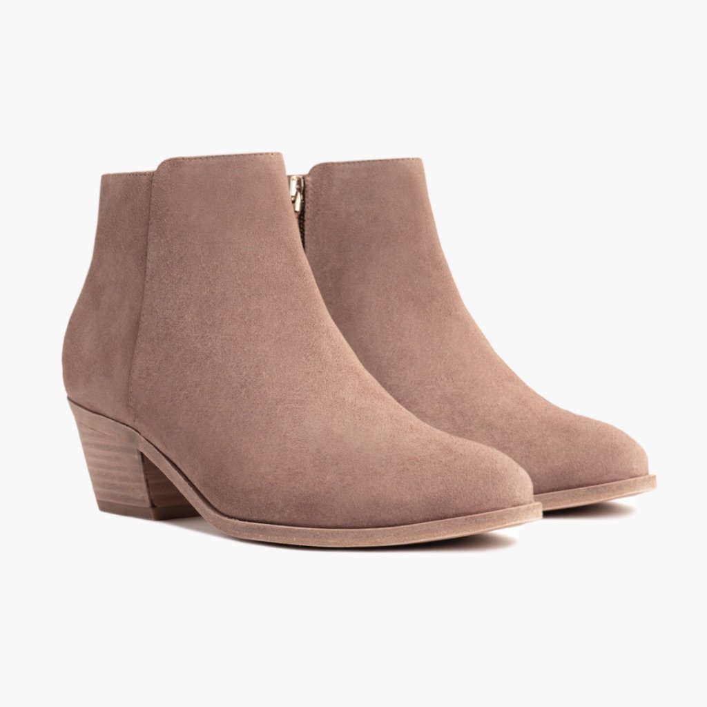 Botas Thursday Boots Downtown Gamuza Mujer Rosas Marrom | MX390DFM5