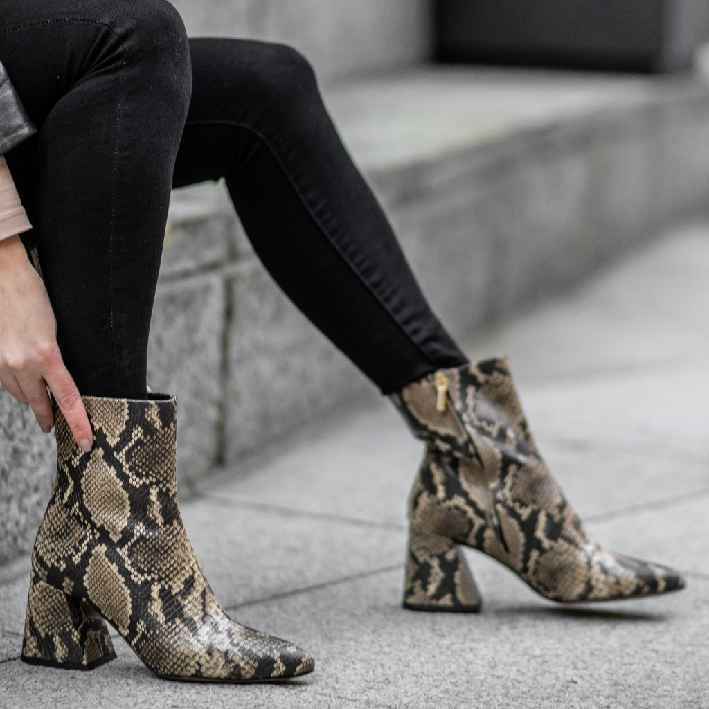 Botas Thursday Boots Heartbreaker Cuero Mujer Serpent | MX390DFM9