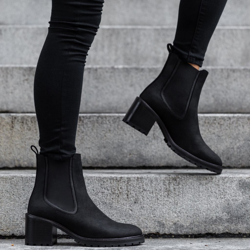 Botas Thursday Boots Knockout Cuero Mujer Negros | MX390DFM12