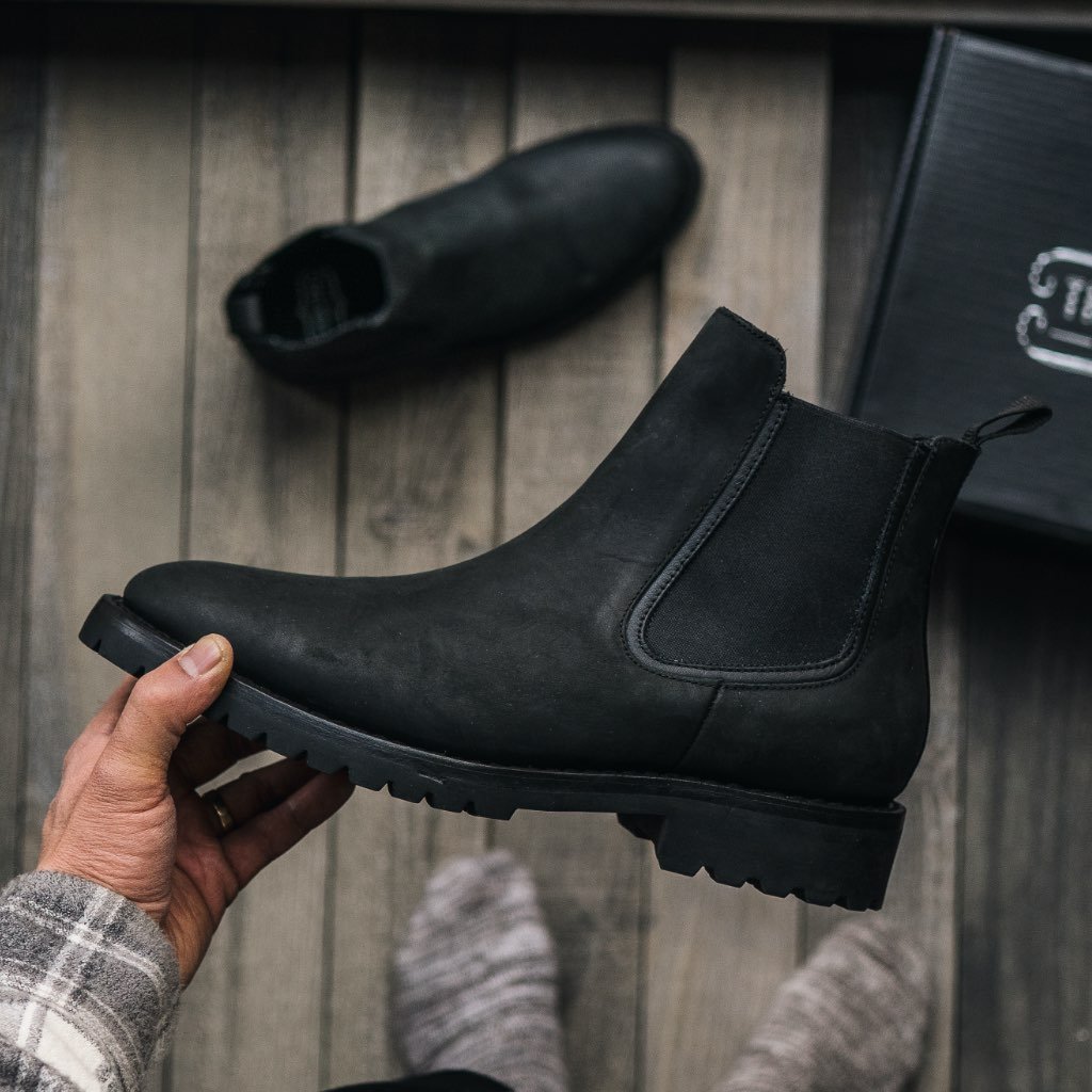 Botas Thursday Boots Legend Cuero Hombre Negros | MX193WNB