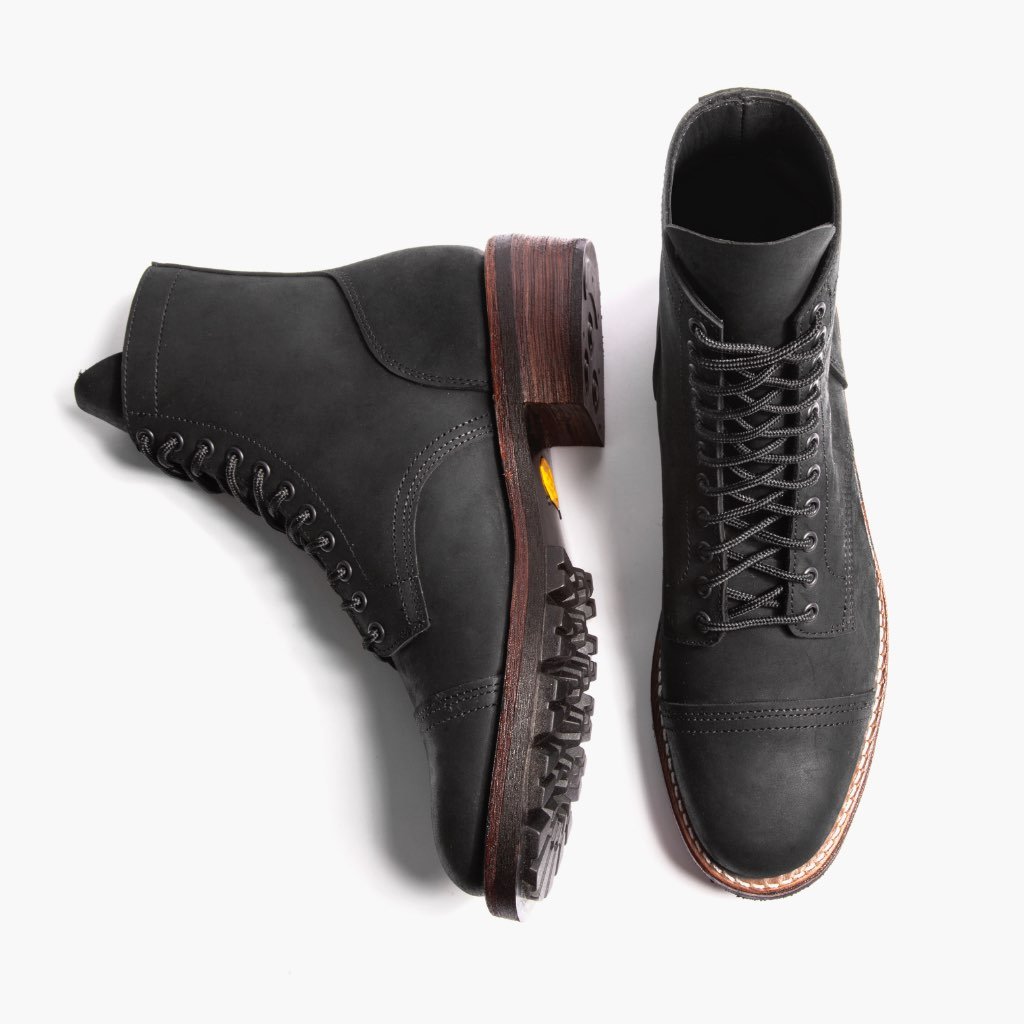 Botas Thursday Boots Logger Cuero Hombre Negros | MX198VRW