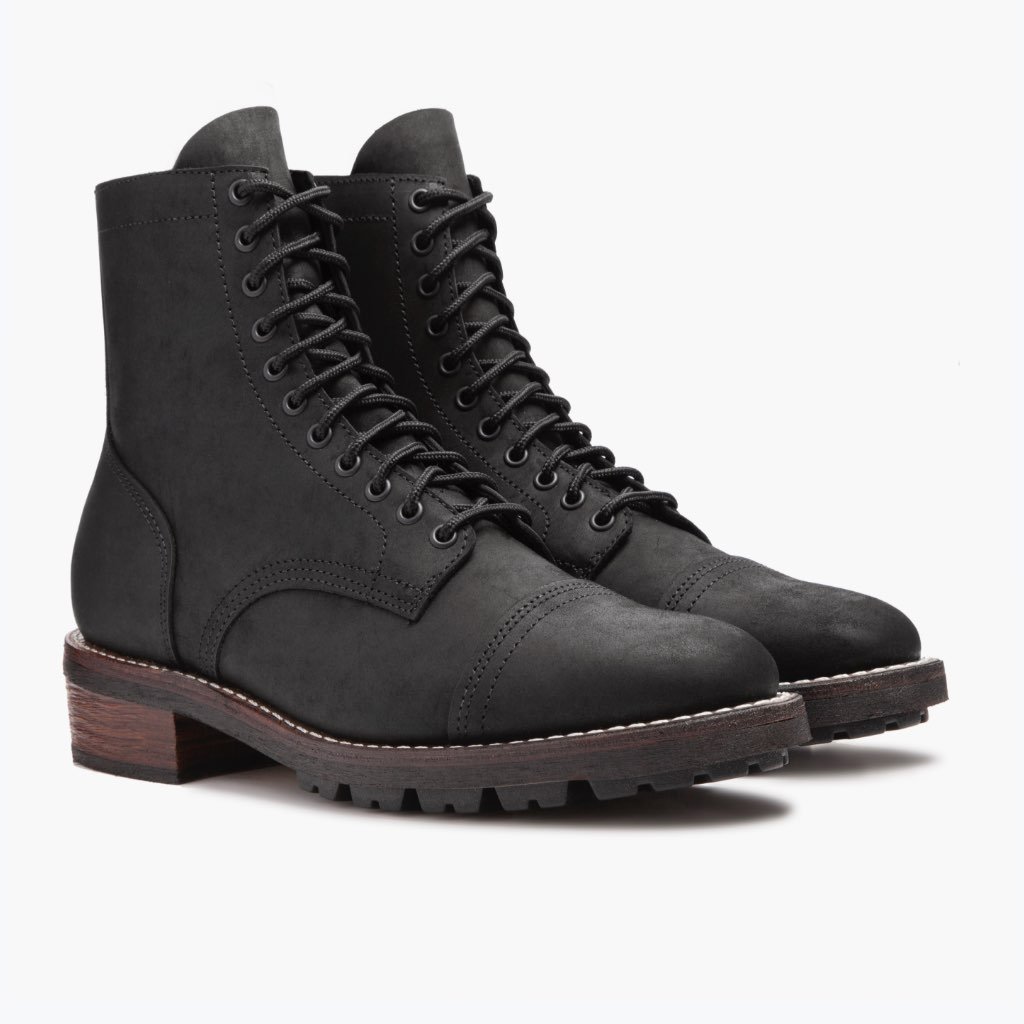 Botas Thursday Boots Logger Cuero Hombre Negros | MX198VRW