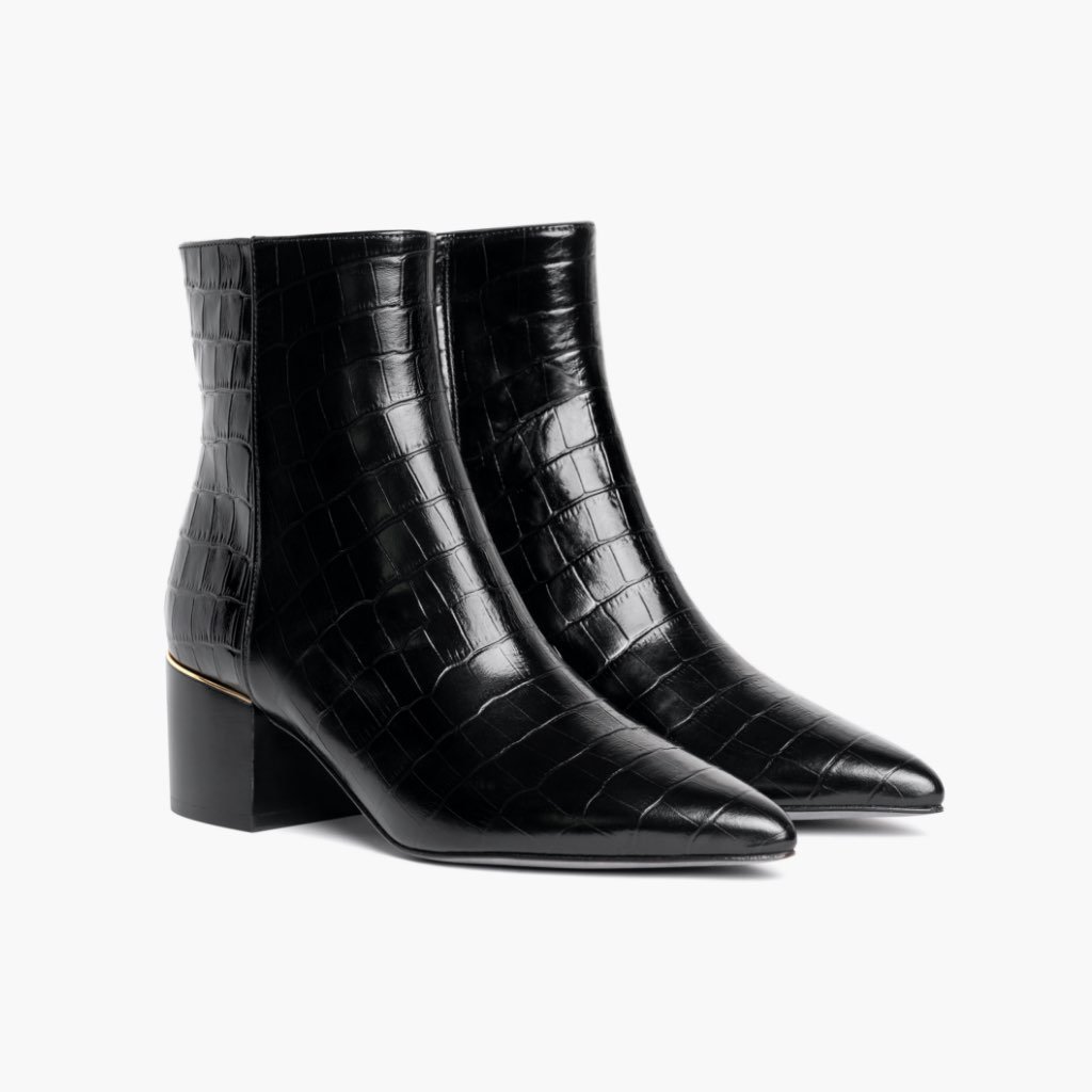 Botas Thursday Boots Luna Cuero Mujer Negros | MX390DFM20