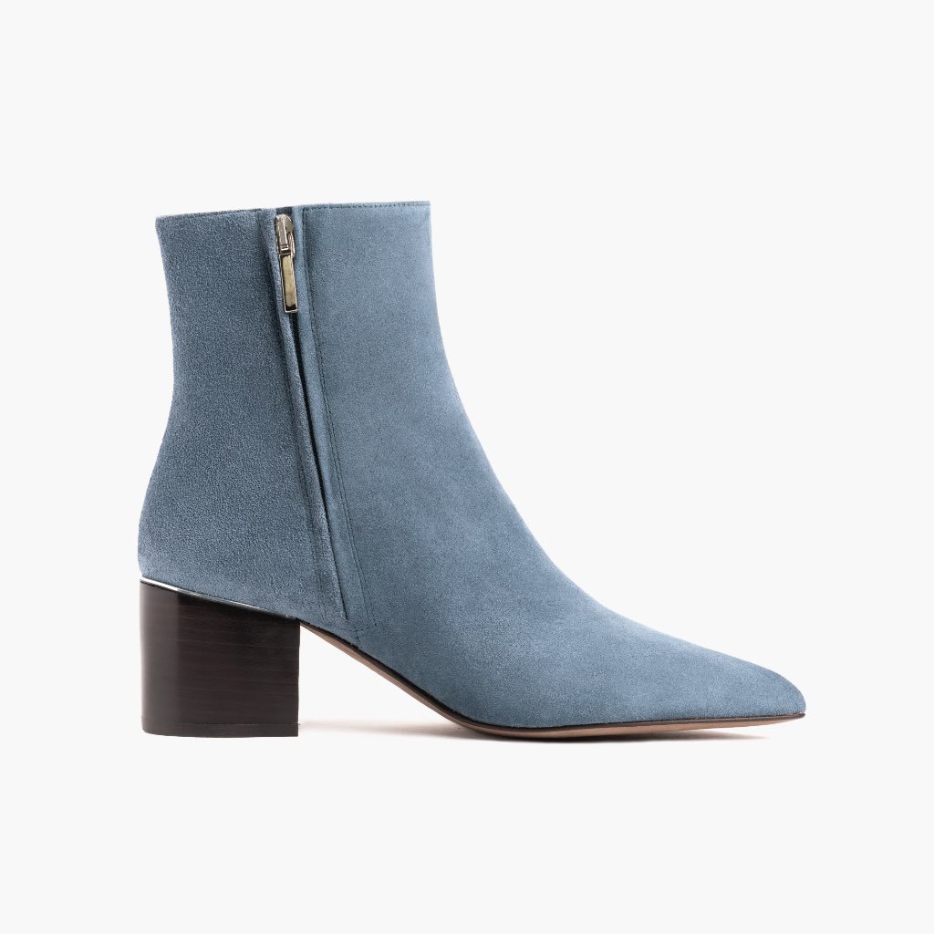 Botas Thursday Boots Luna Gamuza Mujer Azules | MX390DFM23