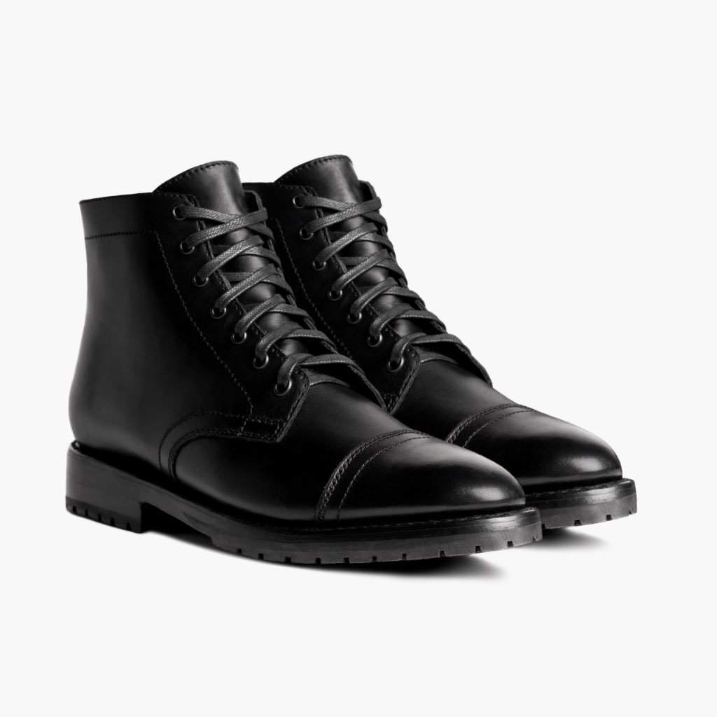 Botas Thursday Boots Major Cuero Hombre Negros | MX200XYU