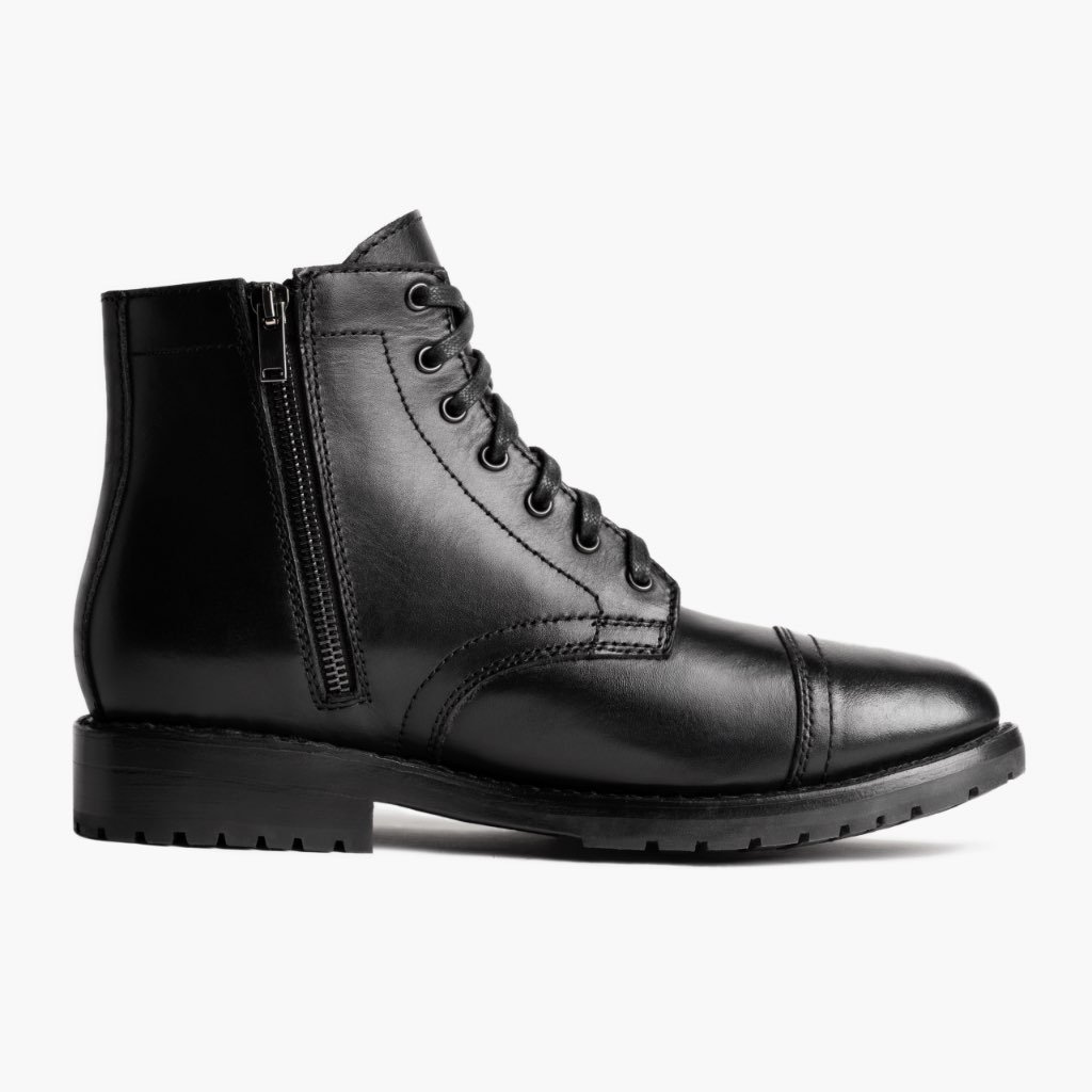 Botas Thursday Boots Major Cuero Hombre Negros | MX200XYU