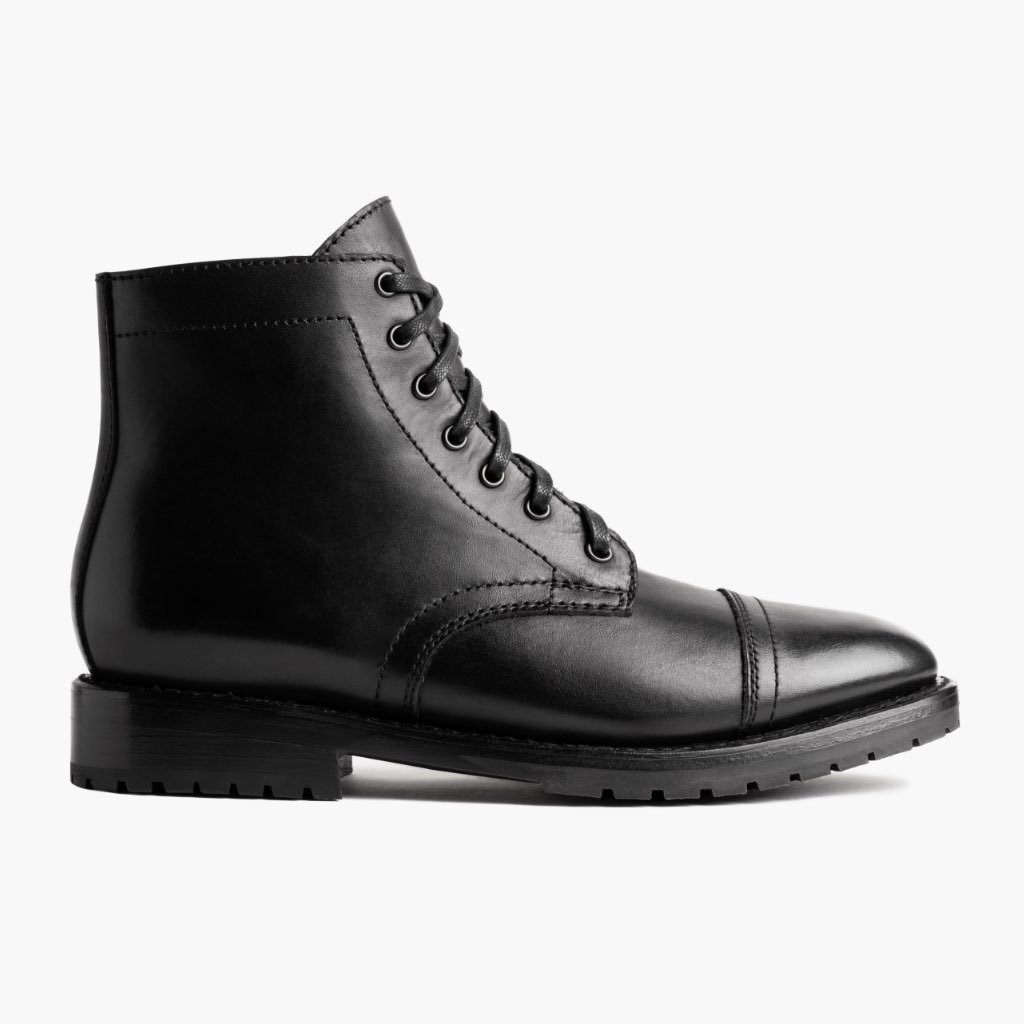 Botas Thursday Boots Major Cuero Hombre Negros | MX200XYU