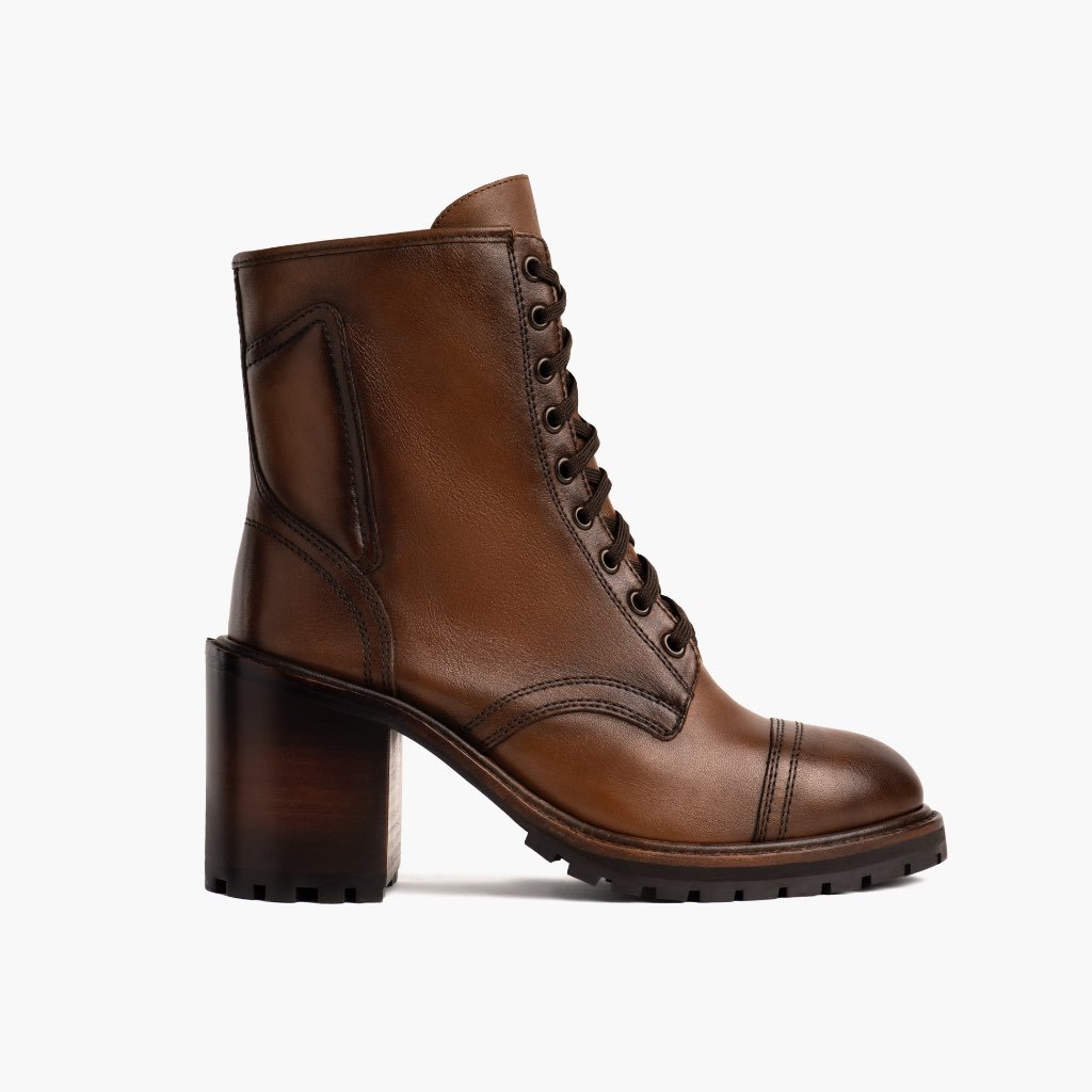 Botas Thursday Boots Rebel Cuero Mujer Cafes | MX390DFM24