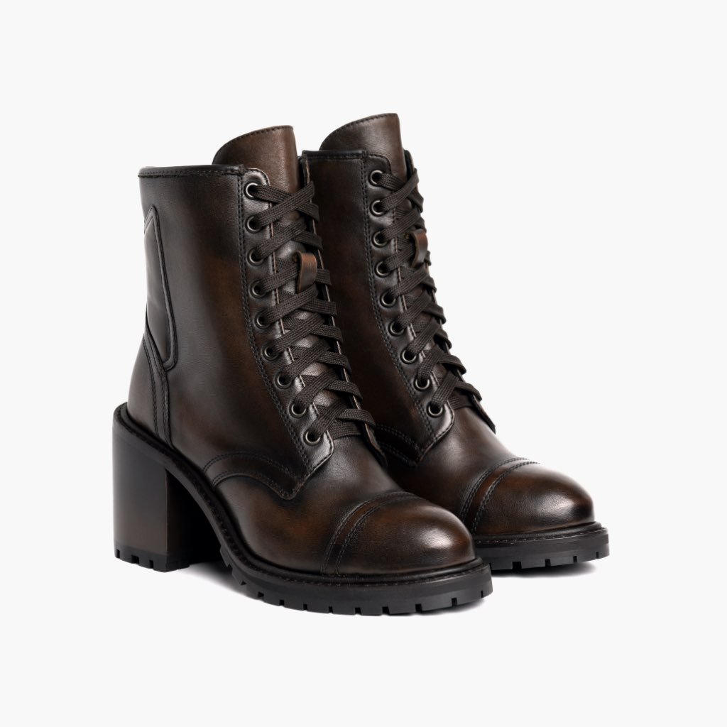 Botas Thursday Boots Rebel Cuero Mujer Negros Cafes | MX390DFM25