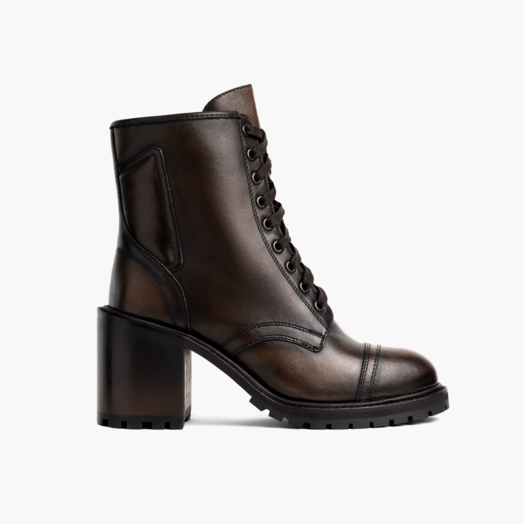 Botas Thursday Boots Rebel Cuero Mujer Negros Cafes | MX390DFM25