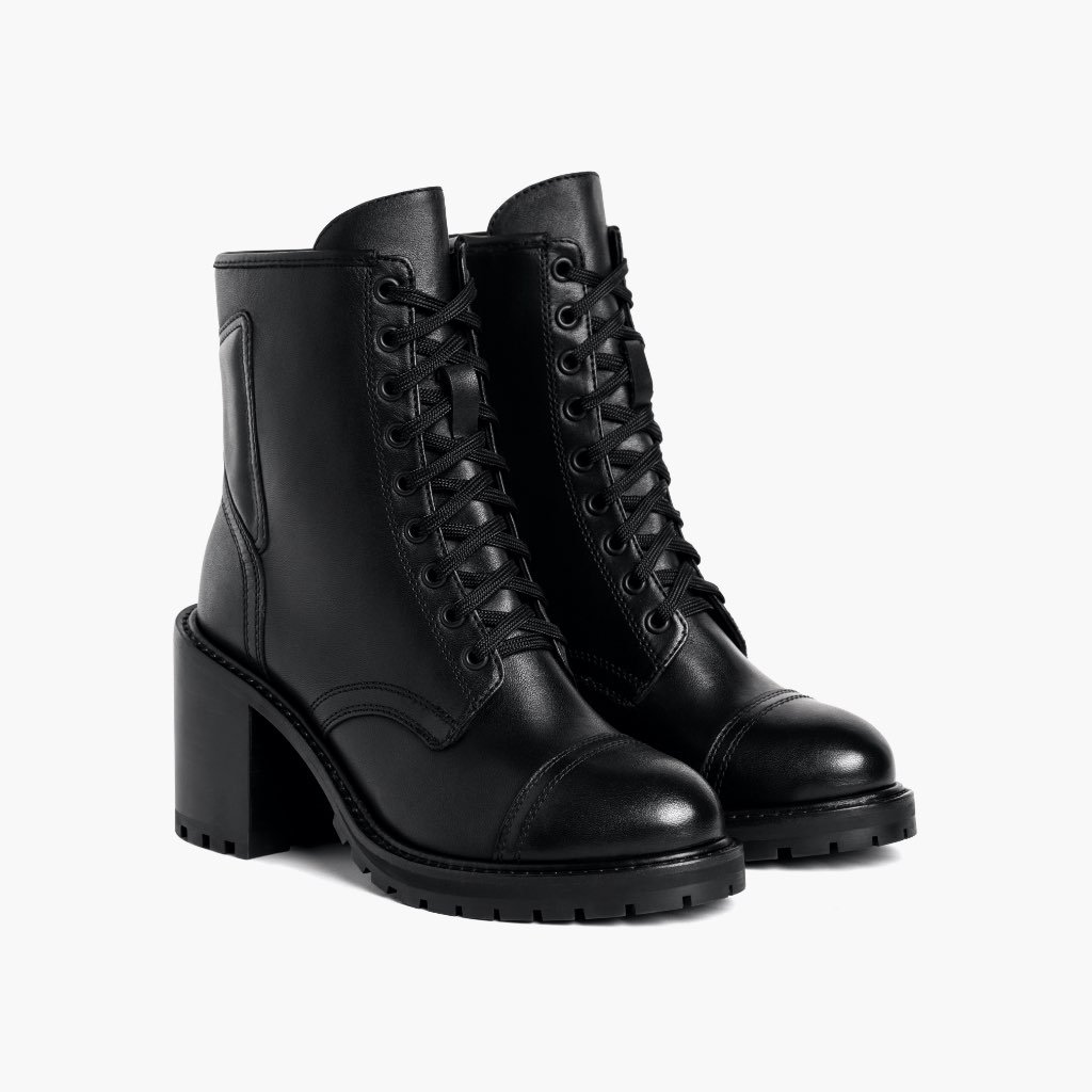 Botas Thursday Boots Rebel Cuero Mujer Negros | MX390DFM27