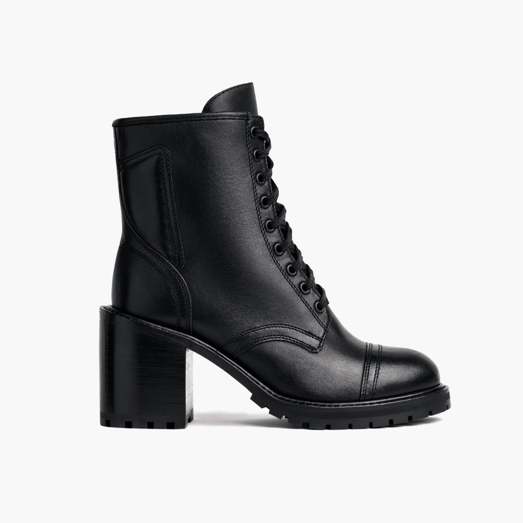 Botas Thursday Boots Rebel Cuero Mujer Negros | MX390DFM27