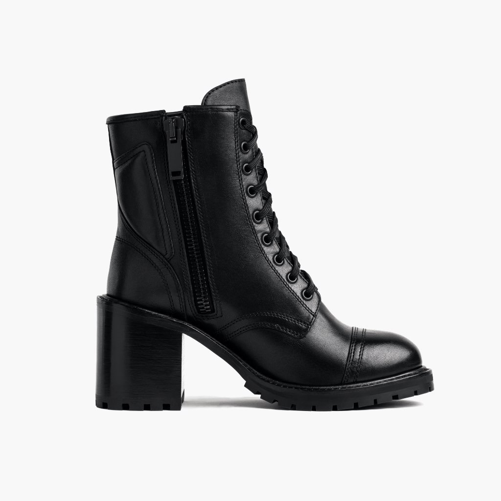 Botas Thursday Boots Rebel Cuero Mujer Negros | MX390DFM27