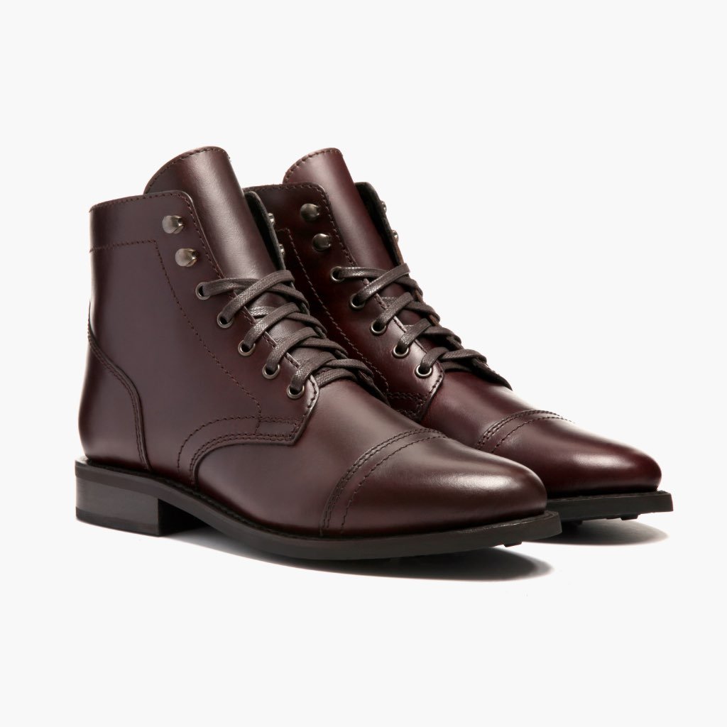 Botas con Cordones Thursday Boots Captain Cuero Mujer Cafes | MX423YXF